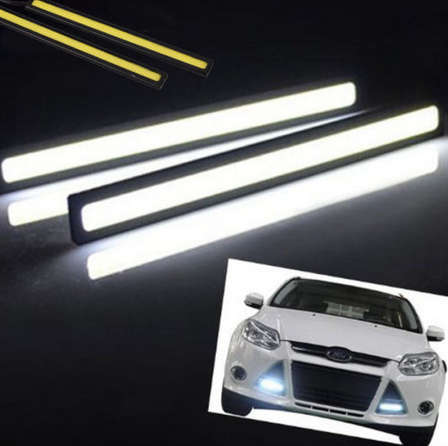 2 x LED Daytime Running Lights. Super Bright 6500k White.