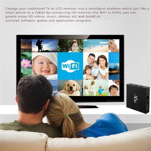 Multimedia TV, PC  Box. Android 6.0. Quad Core. 4K Video. S905X. WiFi, HDMI, USB, SD