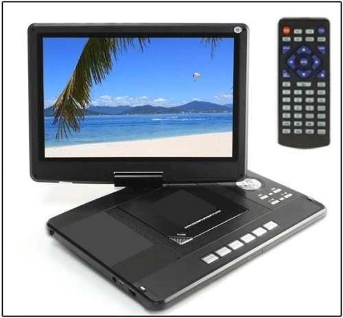 Portable DVD Player. 9.8 inch HD LCD Display. TV, FM, Video and Gaming function