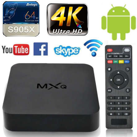 **New 2017** 4K Multimedia TV, PC  Box. Android OS, Quad-Core WiFi, HDMI, 4 x USB, SD