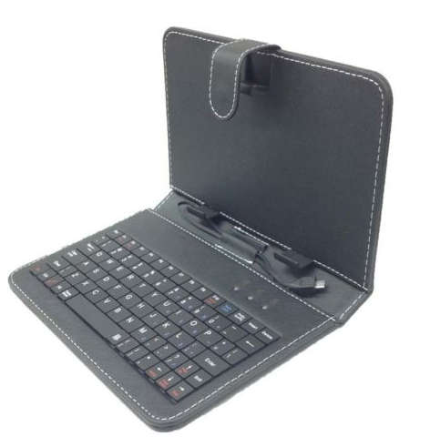 7 inch Tablet Keyboard Case. Available in Black or Pink.