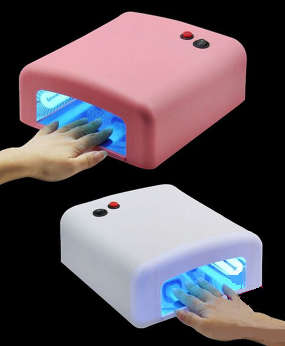 Beautiful UV Nail Lamp. High Quality. 36w. Available in Pink and White colour.