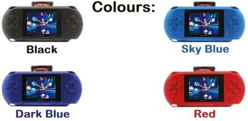 PVP Game Console. 2nd Generation 3.0" TFT Color Display. Colours: Black, Blue, Green, Sky Blue & Red