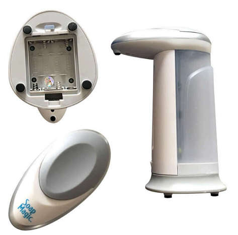 Hands-Free Soap Dispenser. Motion Activated. Lights Up and Chimes.