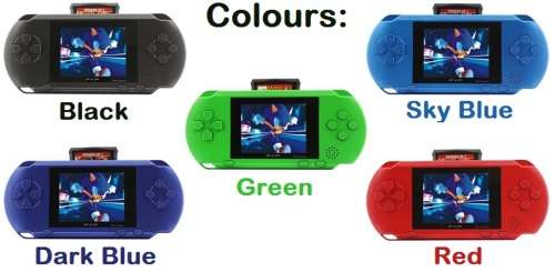 PVP Game Console. 2nd Generation 3.0" TFT Color Display. Colours: Black, Blue, Green, Sky Blue & Red