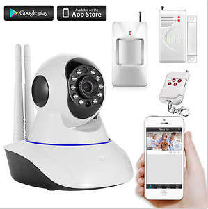 Smart 2 Way Wireless HD, IP Network Camera. With Motion detection, Alarm alert. SD Card slot.