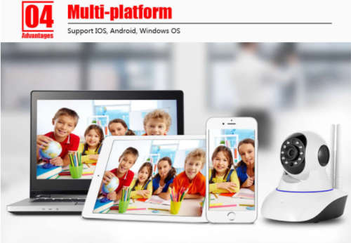Smart 2 Way Wireless HD, IP Network Camera. With Motion detection, Alarm alert. SD Card slot.