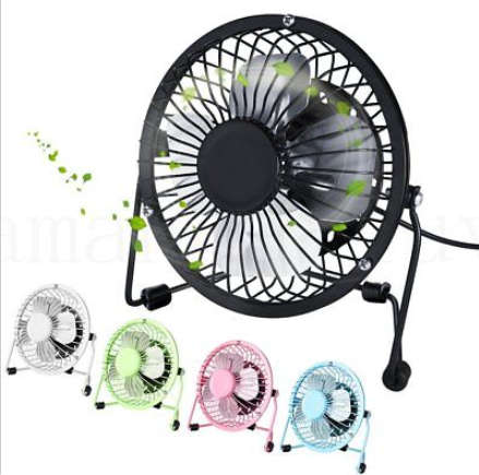 Powerful Mini USB Fan. Silent, Portable & Efficient. Can be plugged in anywhere you go.