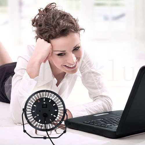 Powerful Mini USB Fan. Silent, Portable & Efficient. Can be plugged in anywhere you go.