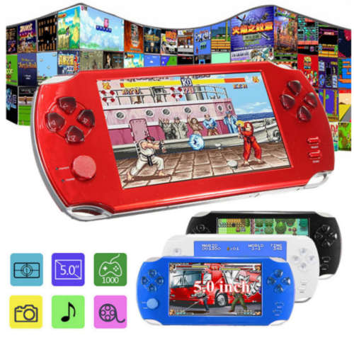 5.1" Gaming Console. HD LCD Screen, Camera, Video and Music Player. 8GB, SD Slot.