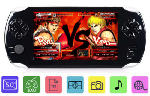 5.1" Gaming Console. HD LCD Screen, Camera, Video and Music Player. 8GB, SD Slot.