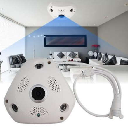 360° HD Panoramic 3D VR Camera. Multi Angle View, Two Way Intercom, Motion Detection, Night vision.