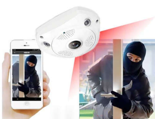 360° HD Panoramic 3D VR Camera. Multi Angle View, Two Way Intercom, Motion Detection, Night vision.
