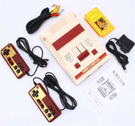 Retro gaming console with controls and 152 games.