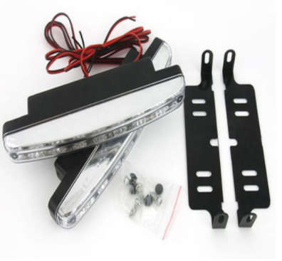 High Quality 8 LED Daytime Running Lights. 6500k Super bright white.