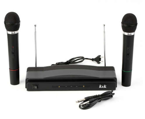 2 Channel Wireless Microphone System.
