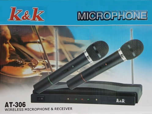 2 Channel Wireless Microphone System.