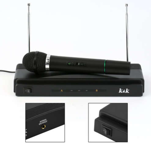 2 Channel Wireless Microphone System.