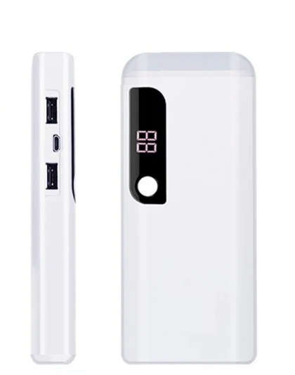 Universal 10 000mAh Power Bank with Built in Emergency Lamp.