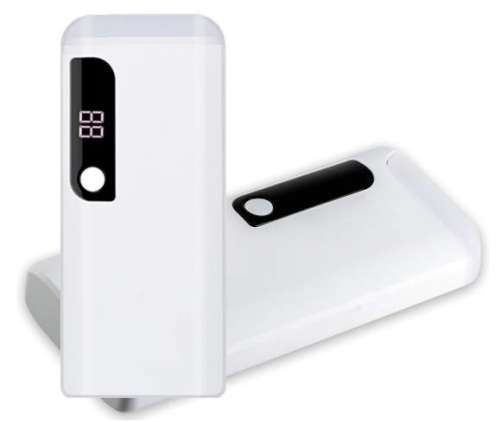 Universal 10 000mAh Power Bank with Built in Emergency Lamp.