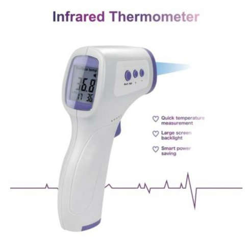 Non-Contact Certified Infrared Thermometer. For Instant Temperature Measurement.