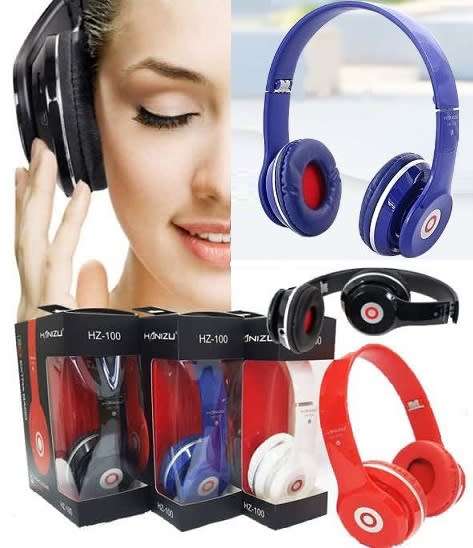 New Extra Bass Headphones. HD voice. Available in Black, Blue, Red, Pink and White colours.