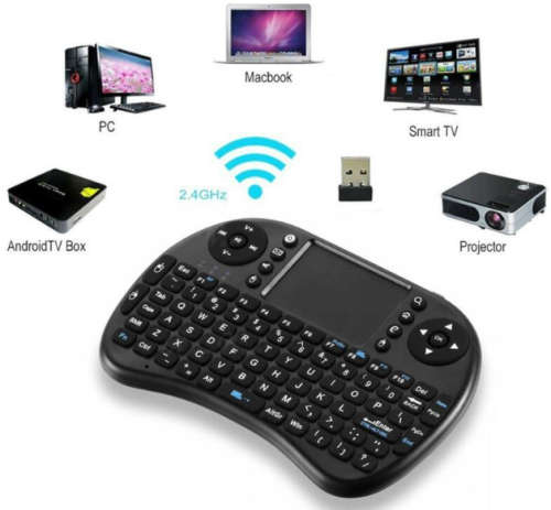 Mini Wireless Keyboard, Air Mouse Remote. For Android Tv Box, PC, Phone, Laptop or TV.