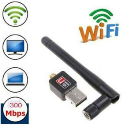 USB Wifi Adapter, Dongle. Wireless 300Mbps Speed.