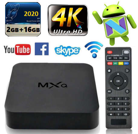 **New 2020** 4K Multimedia TV, Gaming Box. 2GB+16GB. Android 7.1, WiFi, HDMI, 4 x USB, SD
