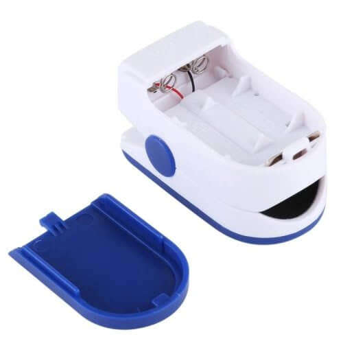 Medical Fingertip Pulse Oximeter. Pain free measuring device.