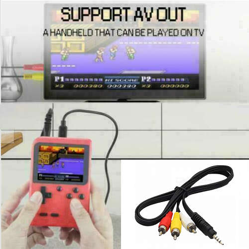 Handheld Retro Gaming Console. 3.0" TFT Color Display. Built-in 400 Classic Games