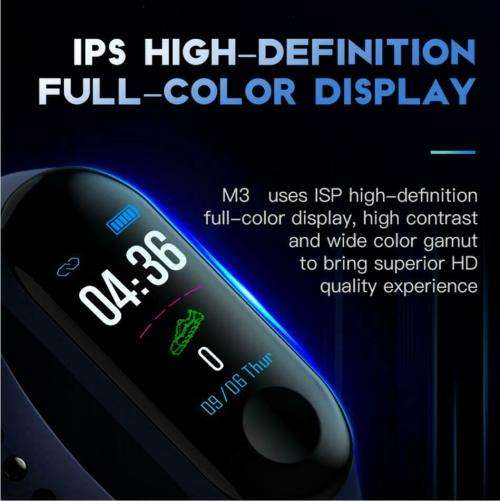 M3 Intelligent Health Watch. Heart Rate Monitor. Assorted colors