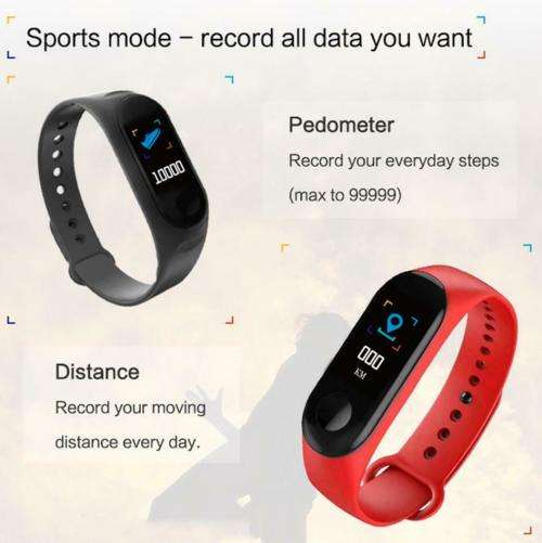 M3 Intelligent Health Watch. Heart Rate Monitor. Assorted colors