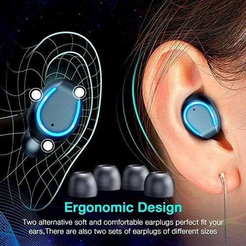 Wireless Earbuds With Power Bank. Compatible With Android, iOS, Windows and Mac OS. Bluetooth 5.0