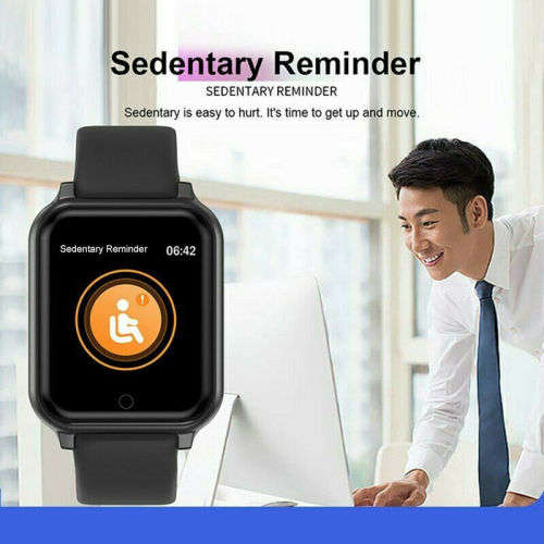 1.5` Smart Watch Fitness Bracelet, Heart Rate, Blood Pressure Monitor. Available in Black color