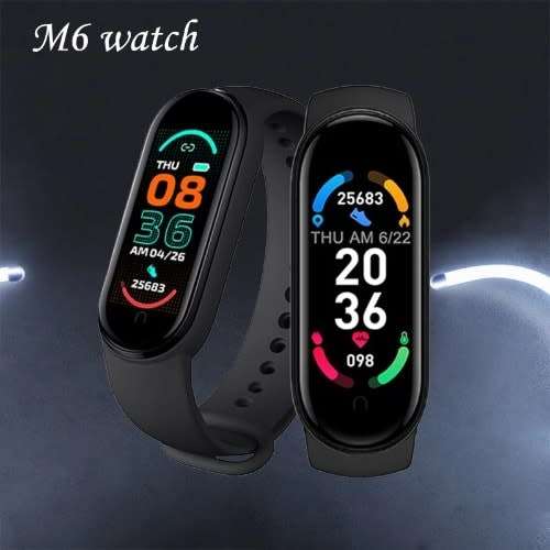 Smart Band 6 Watch Bracelet. M6 Fitness Tracker. Heart Rate Monitor. Blood Pressure. Sedentary Alert