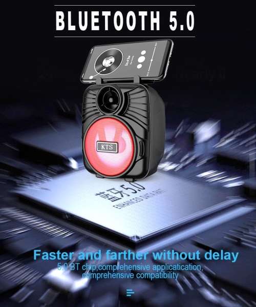 3` Wireless Portable Speaker Sound System with Bluetooth, USB, Micro SD and FM Radio