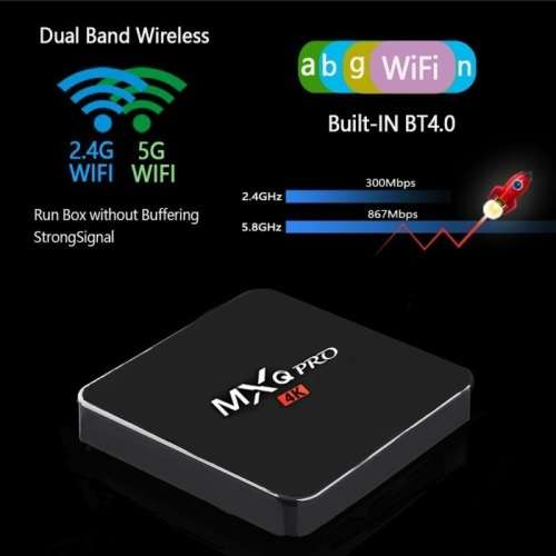 MXQ PRO 5G Tv Box + 1000`s Free Streaming Channels, Movies, Series and Live Sports. No Monthly Cost