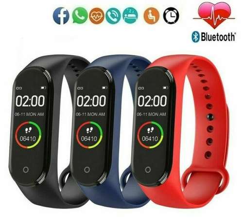 Intelligent M4 Health Watch. Heart Rate Monitor. Fitness Bracelet.