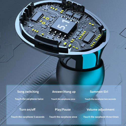 Premium M10 Wireless Earbuds With Power Bank. Compatible With Android, iOS, Windows & Mac OS. BT 5.1