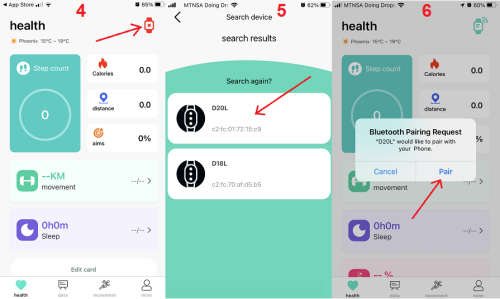 1.5` Smart Watch. 2022. Heart Rate Monitor.  Blood Pressure. Fitness Bracelet. Assorted colors