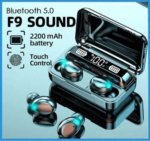 Wireless Earbuds With Power Bank. Compatible With Android, iOS, Windows and Mac OS. Bluetooth 5.0