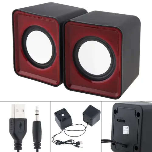 Multimedia Speaker System. For Pc, Laptop, Phone, Tv Box ect. Available in blue color.