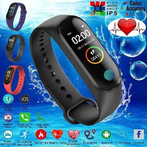M3 Intelligent Health Watch. Heart Rate Monitor. Assorted colors