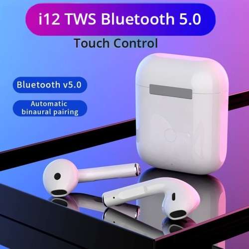 TWS Bluetooth Earpods. Compatible With Android, iOS, Windows and Mac OS. Bluetooth 5.0