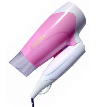 Nova Professional Hair Dryer. 1400w. Available in Pink or Blue color.
