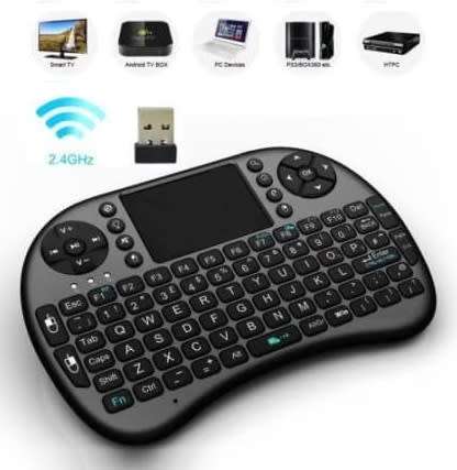 Mini Wireless Keyboard, Air Mouse Remote. For Android Tv Box, PC, Phone, Laptop or TV.