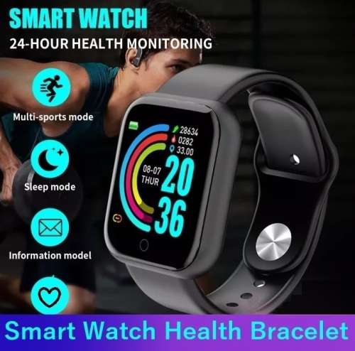 1.5inch Smart Watch Fitness Bracelet. Heart Rate, Blood Pressure Monitor. Your Health Steward.