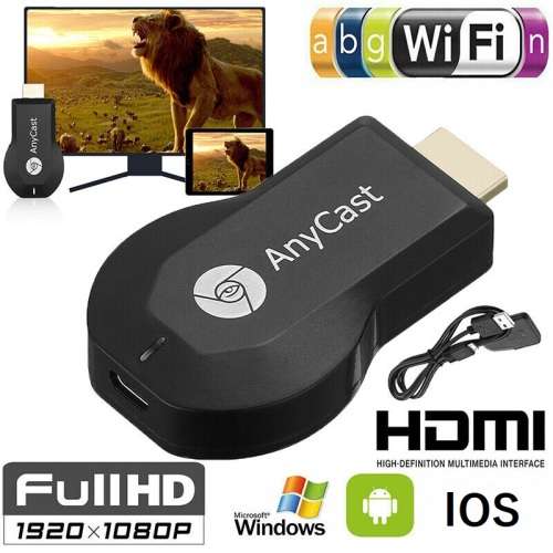 AnyCast M4 Plus Mirascreen. Wireless Display Receiver. WiFi HDMI 1080P Airplay TV