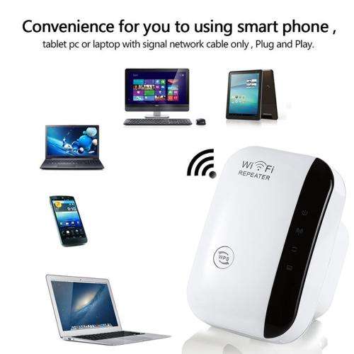 Wireless-N Wifi Repeater and Booster. 300Mbps High Internet Speed